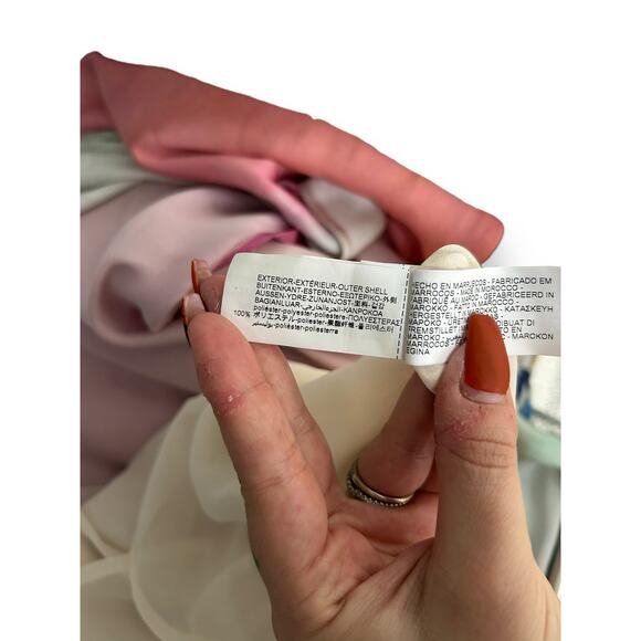 Zara Pink and Red Mini Dress - Picture 11 of 12